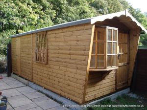 Puttenham Bay Cabin Bespoke 7x18 with Partitioned rear Shed Compartment.