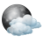 Partly cloudy