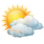 Friday: Partly cloudy