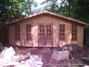 Petersham bespoke 20x10 Summerhouse with obscured glass.