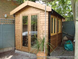 Heavy Duty Workshop Bespoke 12x7, Double French Doors, Double Glazed Joinery Windows, Facia's & Soffit's and Guttering.