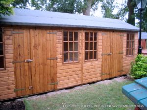 Deluxe Apex Bespoke 19x7, 9 pane Georgian Windows and 2 pairs of Double Doors.