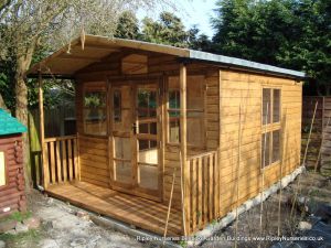 Richmond bespoke 10x12, 2'6 Verandah, Extra Windows.