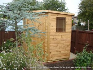 Super Pent 7X7 Corner Shed.