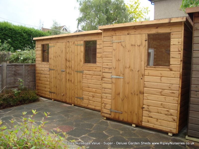 Super Pent 10x3 with Double Doors and 6x5 Super Pent.