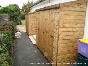 Tool Shed 7x3 2 of with Double Doors in Low Side