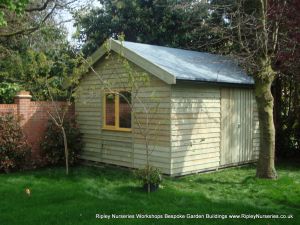 Heavy Duty Workshop 13x10, Featheredge Cladding, Facia's & Soffit's and Double Glazed Joinery Window.