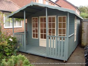 Petersham 12x8, 4' Verandah, Painted Finish.