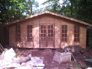 Petersham bespoke 20x10 Summerhouse with obscured glass.