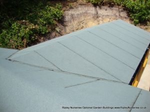 Hipped Roof with Heavy Torch-On Felt.