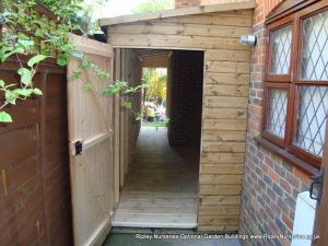 Lean-To  Deluxe Pent 22x5 , to fit around chimney breast.