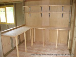 T&G Benches and Shelving.