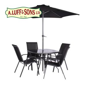 Cayman 6 Piece Stacking Set inc. Parasol - image 6