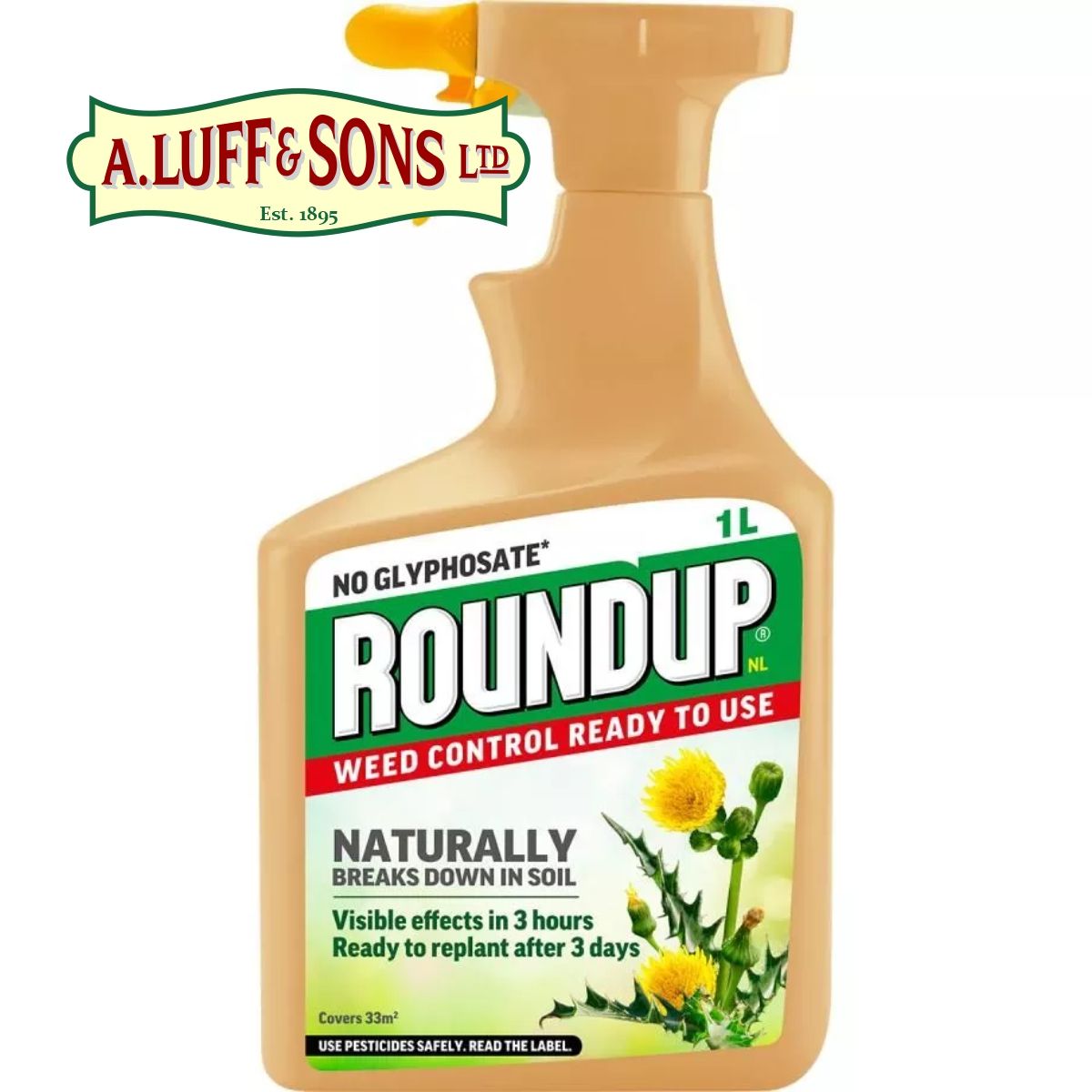 Roundup® NL Weed Control Ready to Use 1Lt Ripley