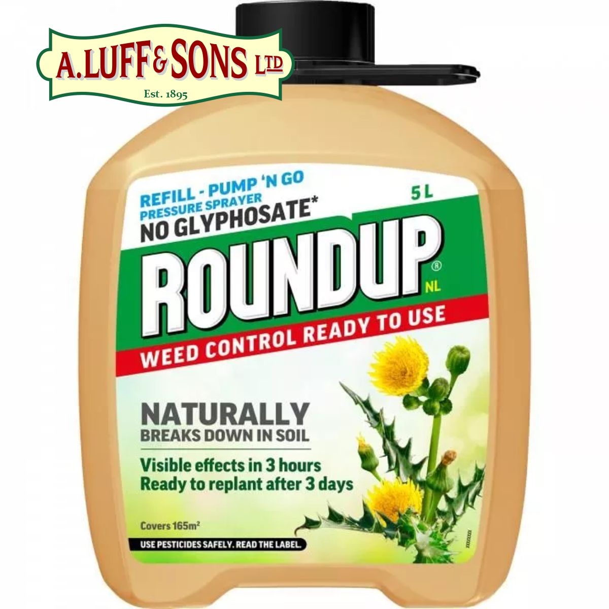 Roundup® NL Weed Control Ready to Use Pump ‘n Go 5lt